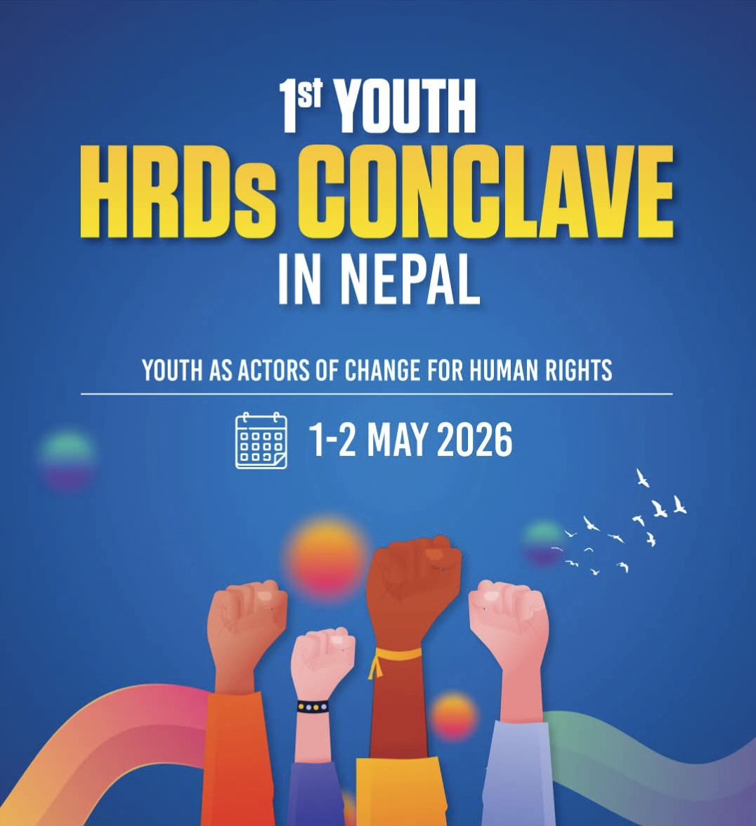 The first National Youth Human Rights Defenders Conference will be held in Kathmandu!